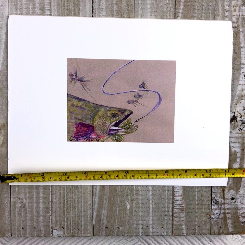 Art Print 8.5x11 pastel watercolor.fish - Picture 6 of 8